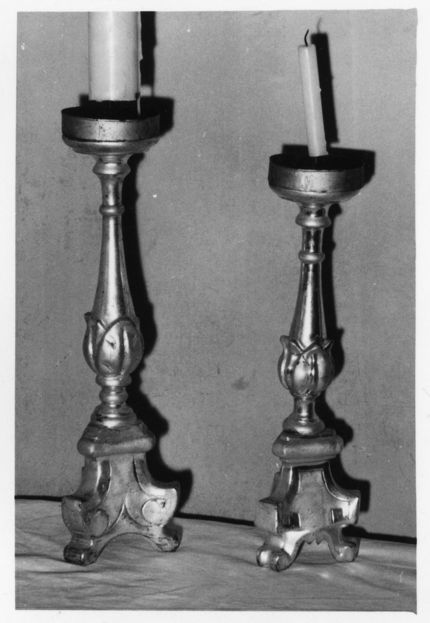 candeliere, serie - bottega reggiana (sec. XIX)