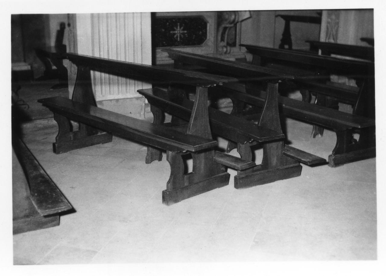 banco da chiesa, serie - bottega reggiana (sec. XIX)