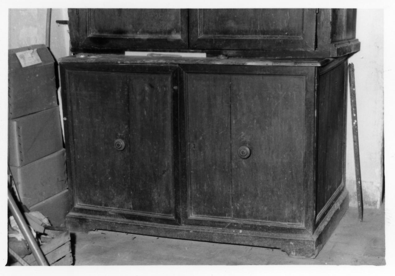credenza - bottega reggiana (secc. XVII/ XVIII)