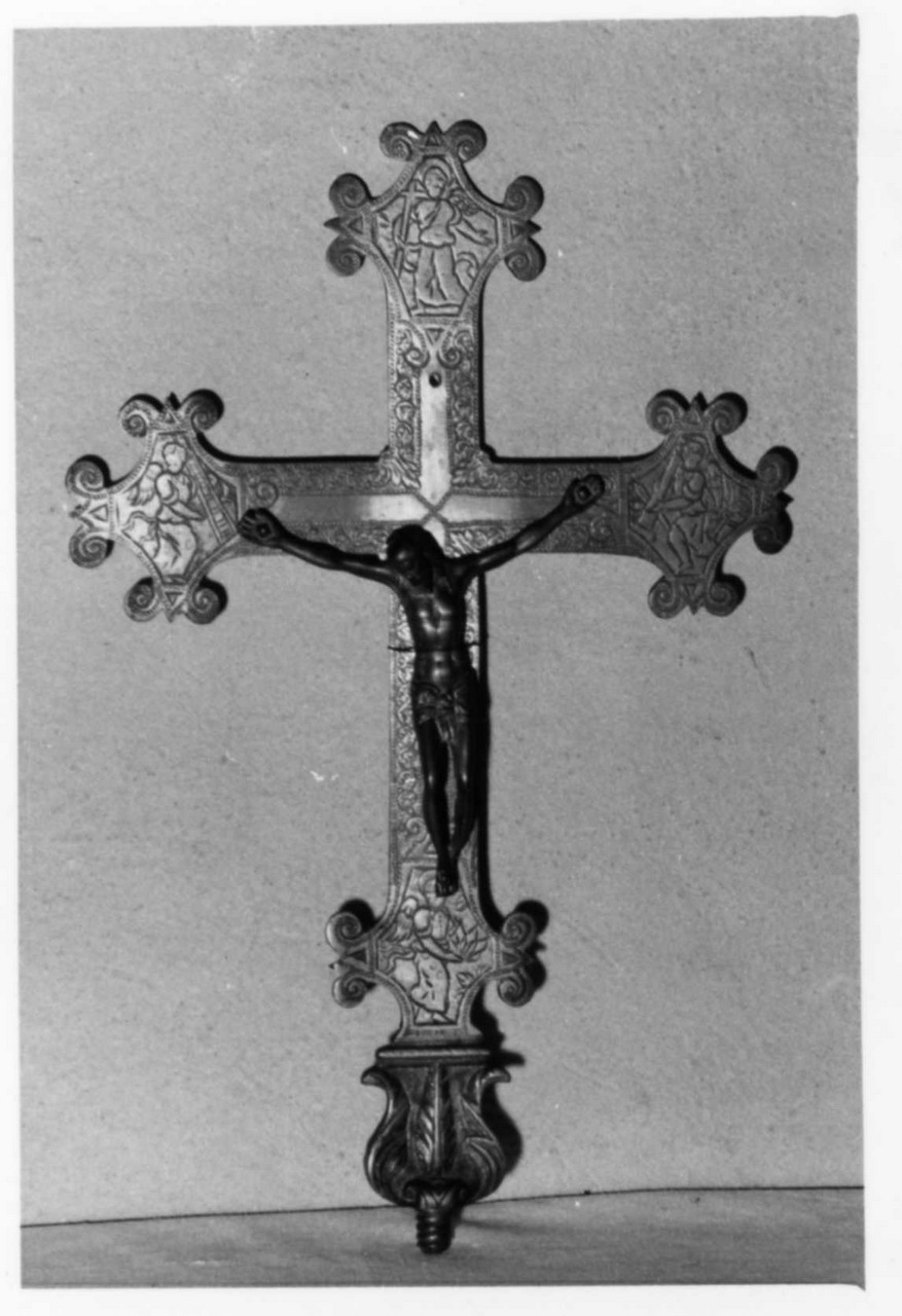 Cristo crocifisso (croce processionale) - bottega reggiana (inizio sec. XVII)