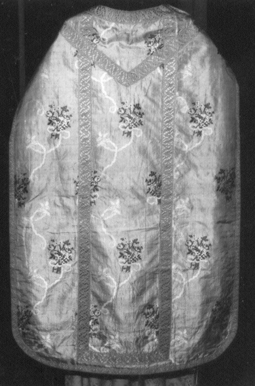 paramento liturgico - manifattura italiana (seconda metà sec. XVIII)