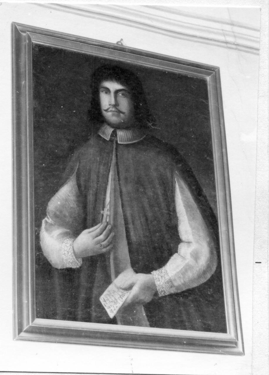 ritratto di ecclesiastico (dipinto) - ambito italiano (sec. XVIII)