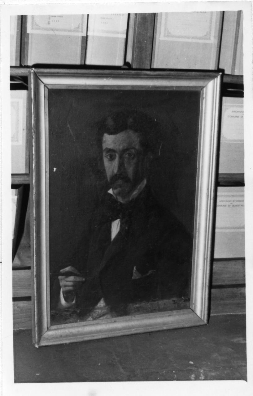 ritratto d'uomo (dipinto) - ambito italiano (sec. XIX)