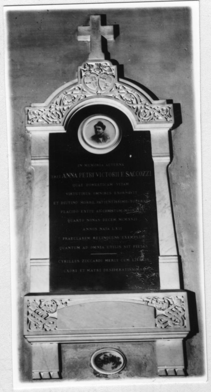 monumento funebre - bottega reggiana (sec. XX)