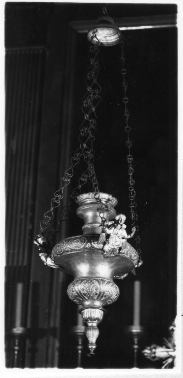 lampada pensile, serie - bottega italiana (metà sec. XIX)