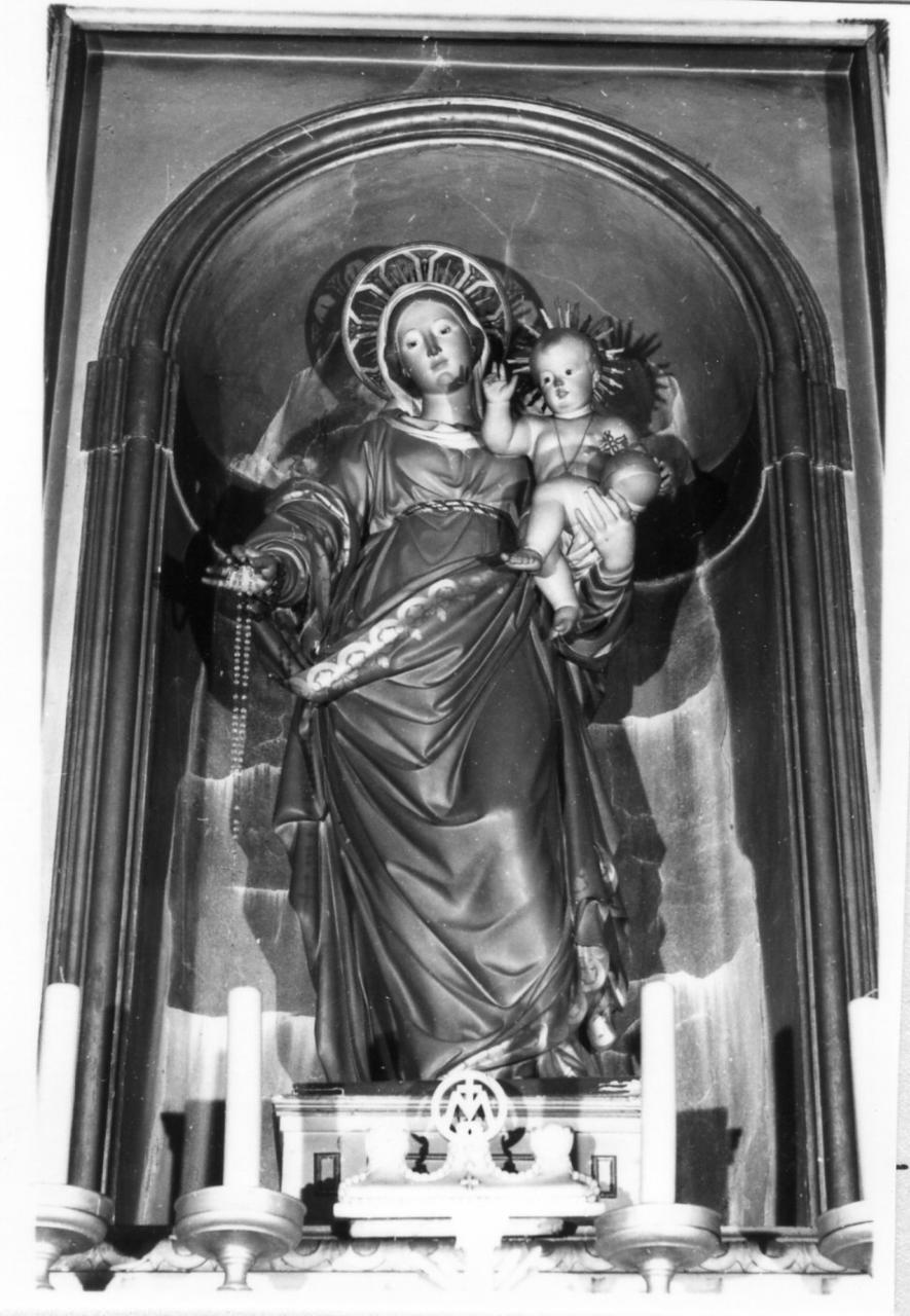 Madonna del Rosario (statua) - bottega faentina (metà sec. XIX)