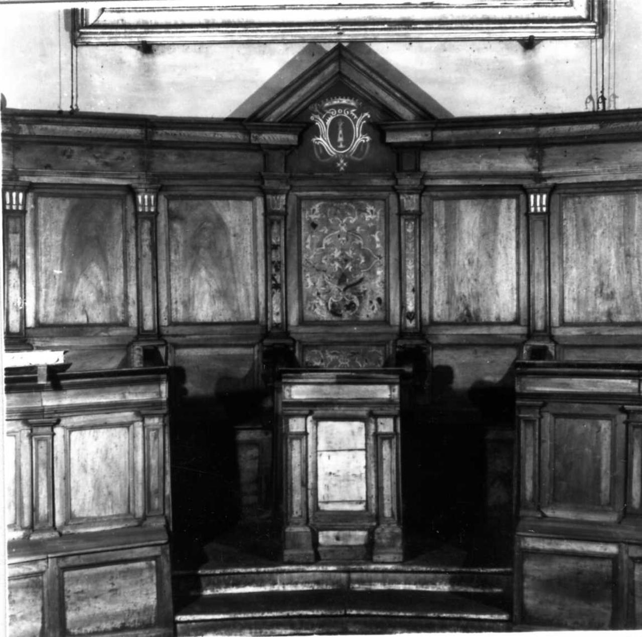 stalli del coro - bottega reggiana (seconda metà sec. XVII)