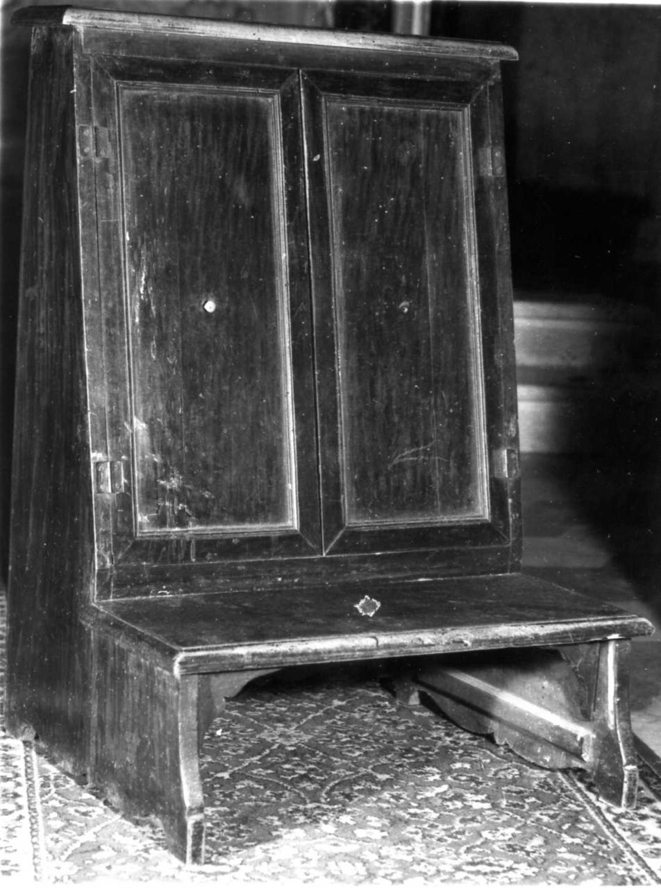 inginocchiatoio, serie - bottega reggiana (inizio sec. XIX)