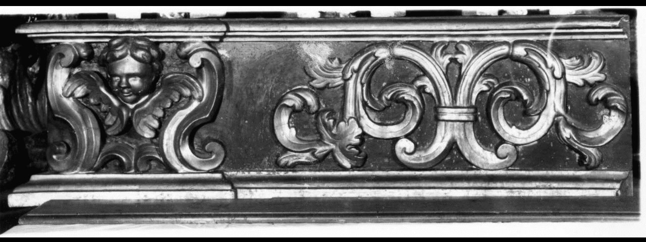 gradino d'altare - bottega reggiana (seconda metà sec. XVIII)