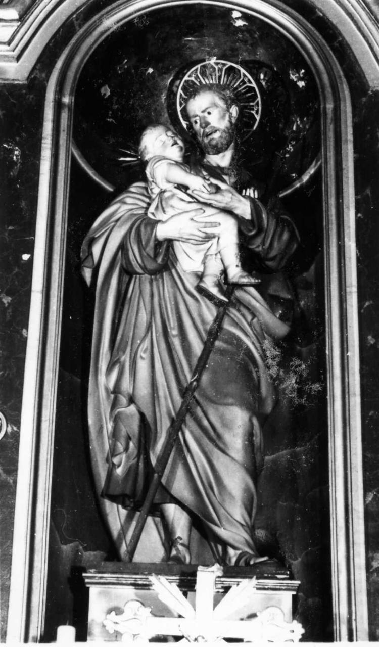 San Giuseppe e Gesù Bambino (statua) - bottega faentina (seconda metà sec. XIX)