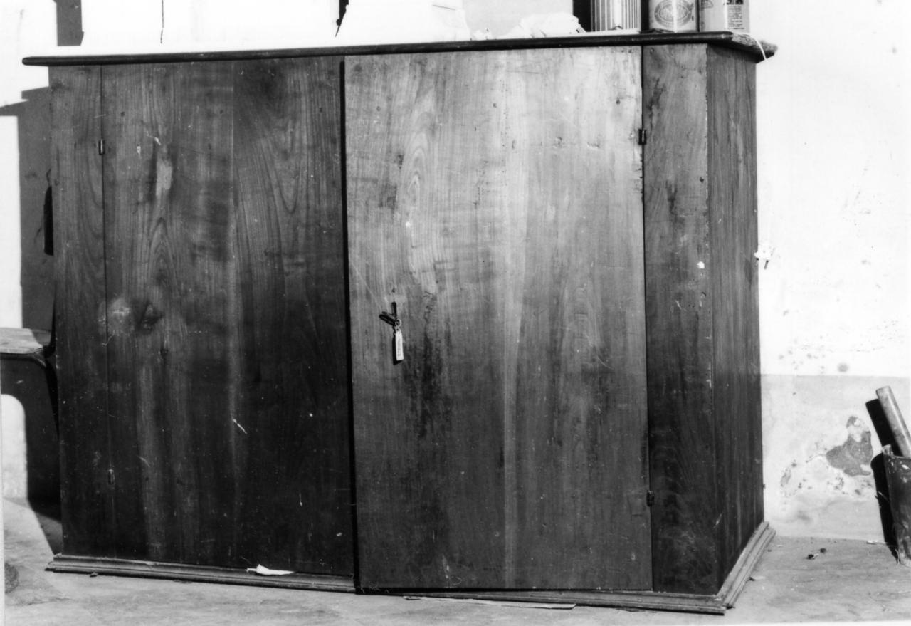 armadio da sacrestia - bottega reggiana (inizio sec. XVIII)