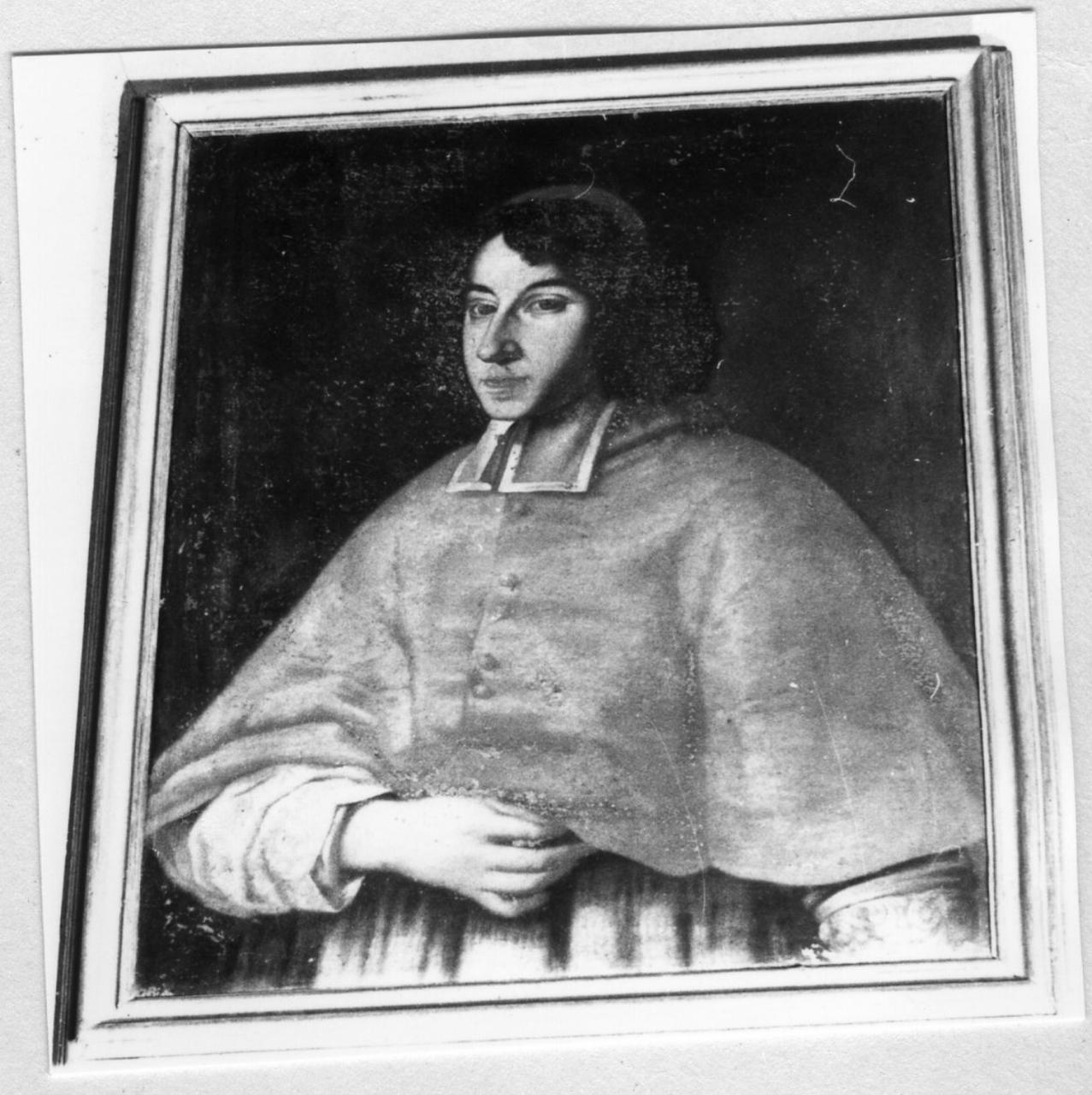 Ritratto di prelato (dipinto) - ambito emiliano (fine sec. XVII)