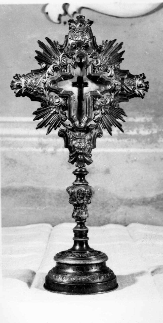 reliquiario-ostensorio - bottega emiliana (seconda metà, prima metà sec. XVIII, sec. XIX)