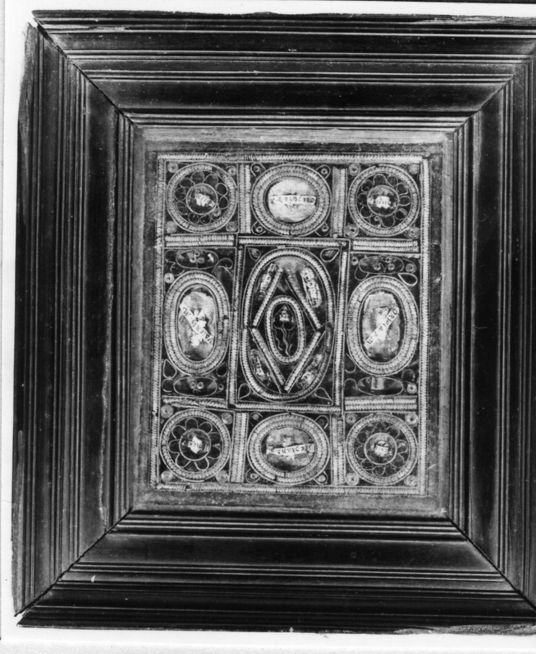 reliquiario a teca - bottega reggiana (seconda metà sec. XVII)