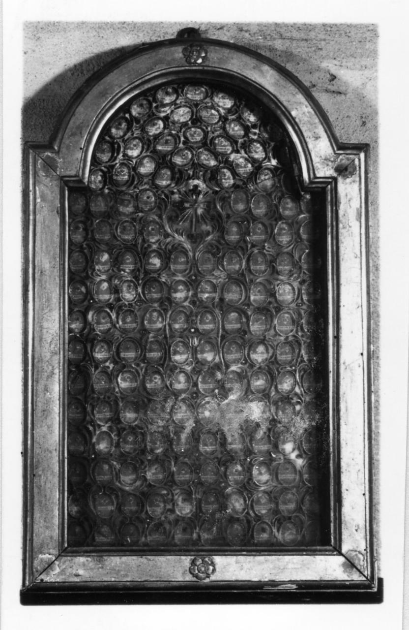 reliquiario a teca - bottega reggiana (seconda metà sec. XVIII)