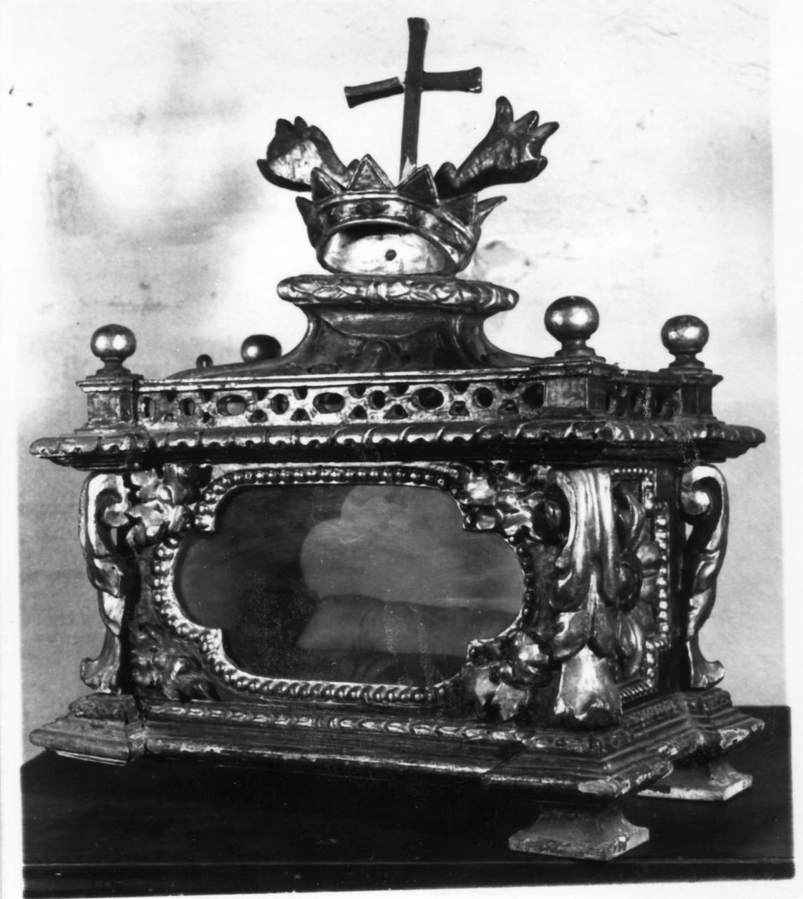 reliquiario, serie - bottega emiliana (seconda metà sec. XVII)