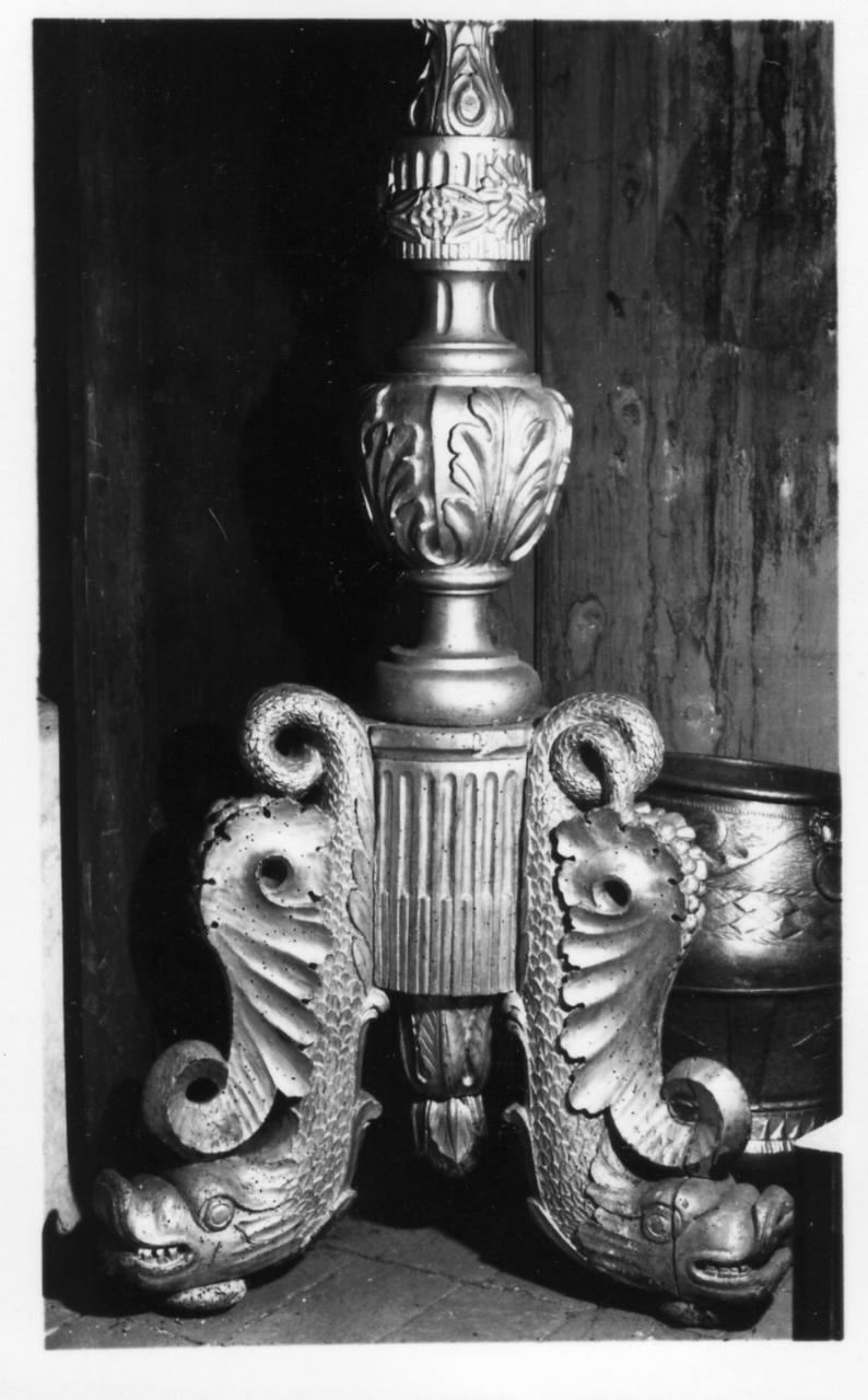 candelabro - bottega reggiana (prima metà sec. XIX)