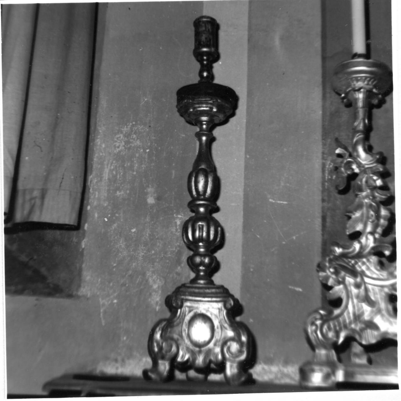 candeliere, serie - bottega emiliana (fine sec. XVIII)