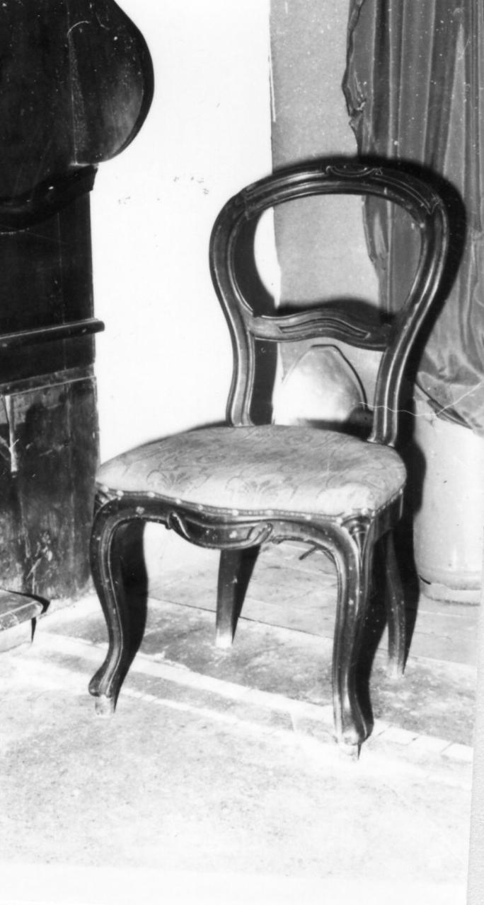 sedia, serie - bottega emiliana (sec. XIX)