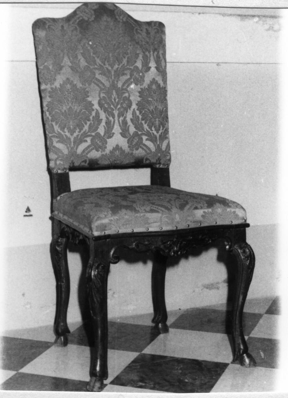 poltrona, serie - bottega emiliana (metà sec. XVIII)