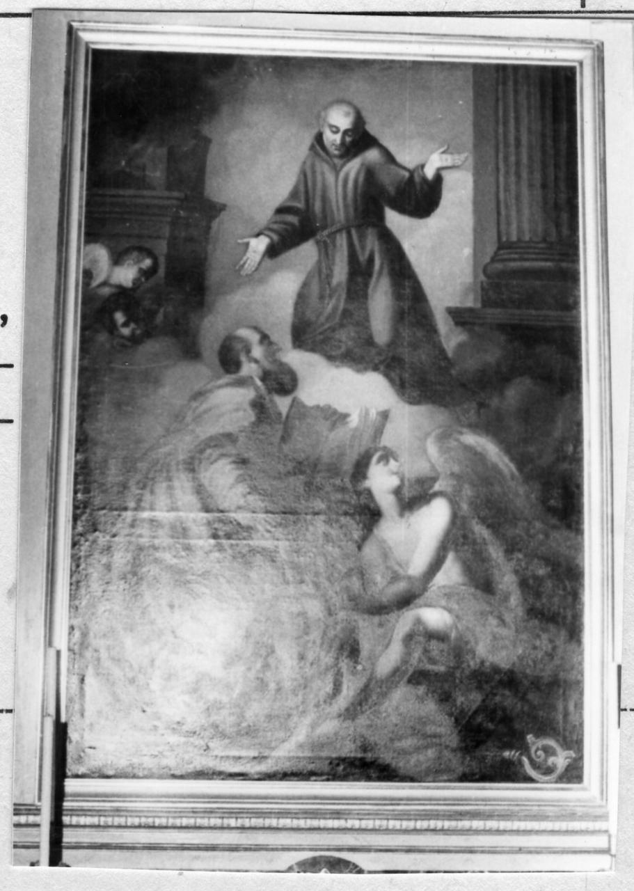 San Francesco d'Assisi e San Francesco di Sales (dipinto) di Anselmi Giorgio (attribuito) (seconda metà sec. XVIII)