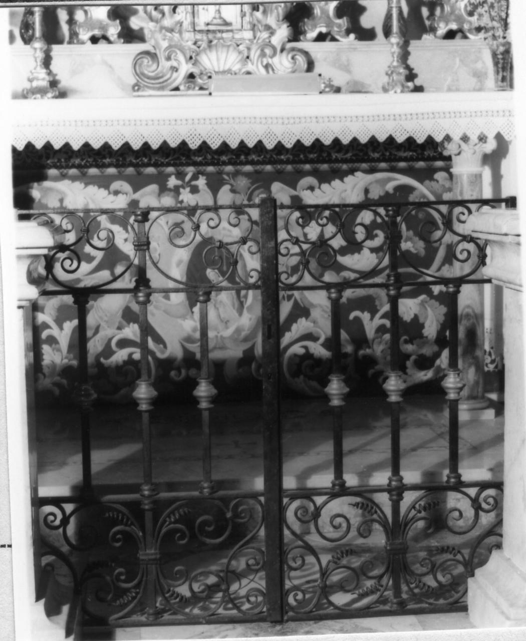 cancello di balaustrata - bottega reggiana (metà sec. XVIII)