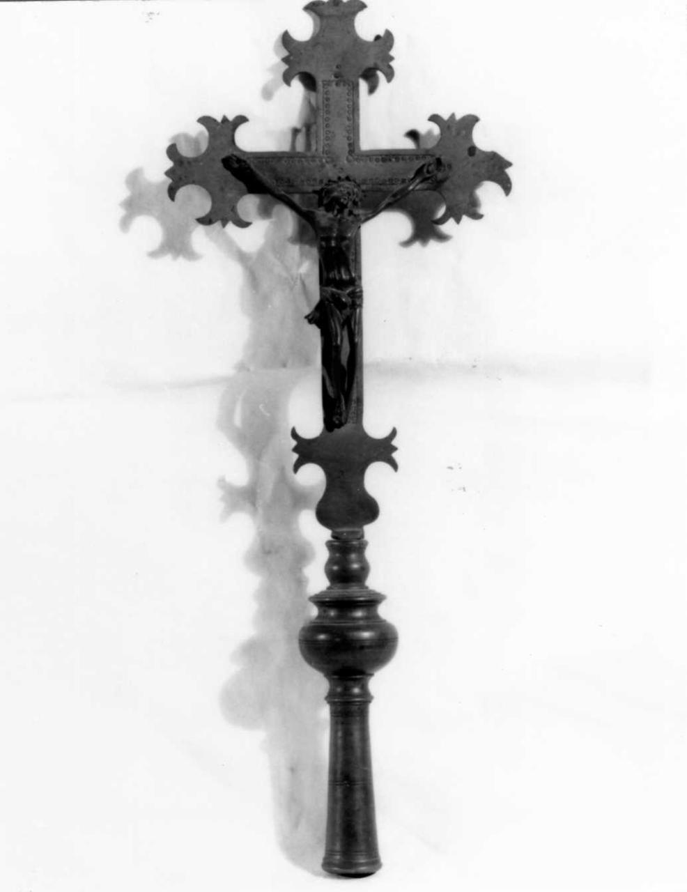 croce processionale - bottega emiliana (metà sec. XVII)