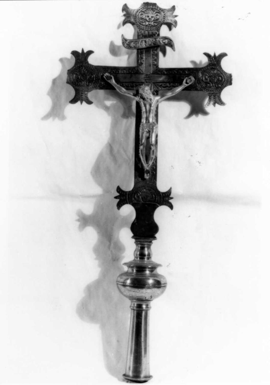 croce processionale - bottega emiliana (prima metà sec. XVII)