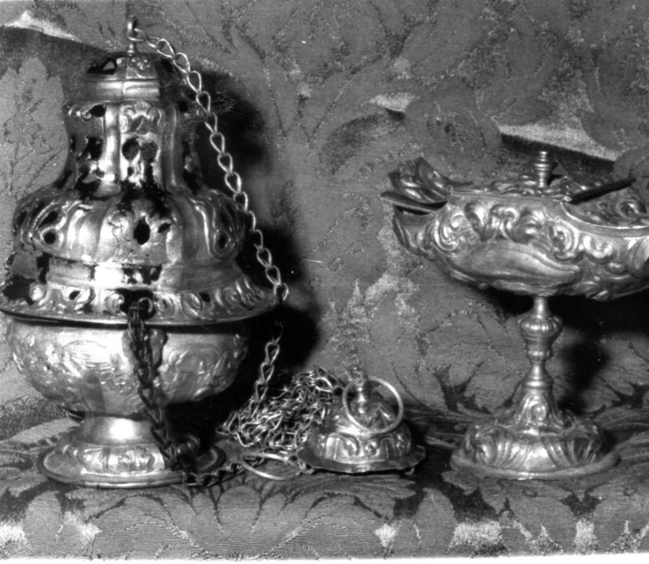 navicella portaincenso - bottega reggiana (metà sec. XVIII)