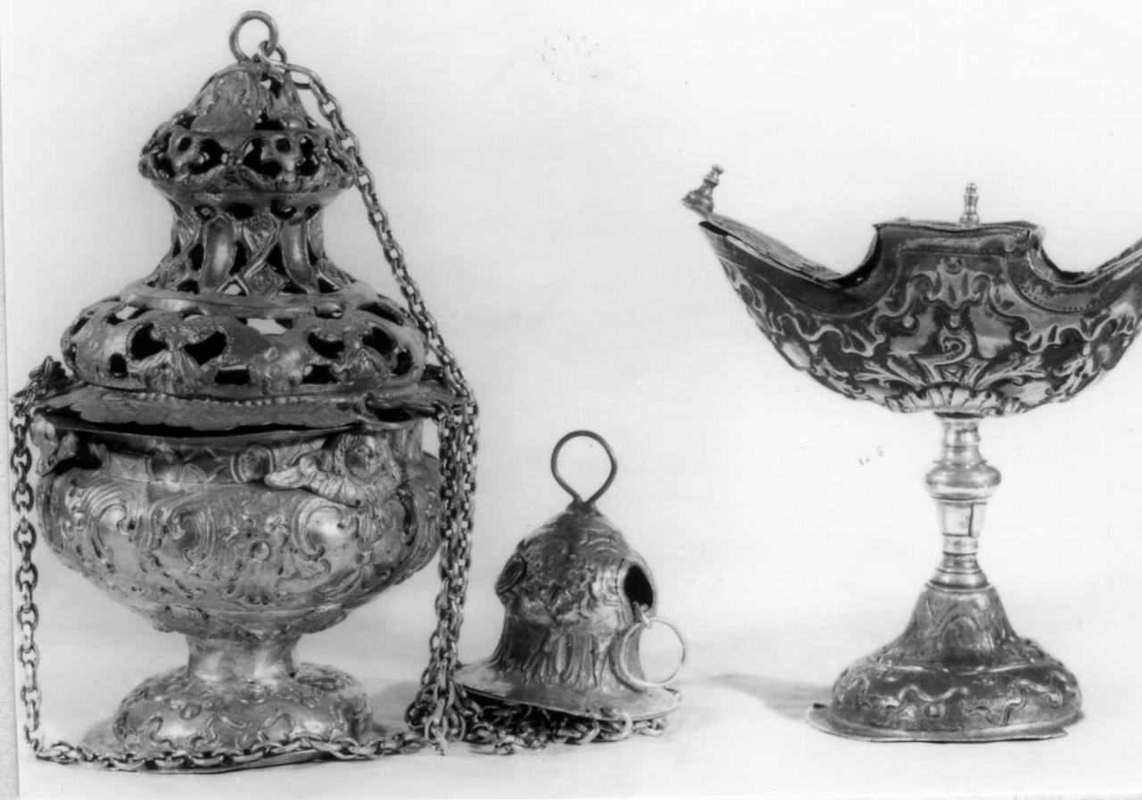 navicella portaincenso - bottega reggiana (seconda metà sec. XVIII)