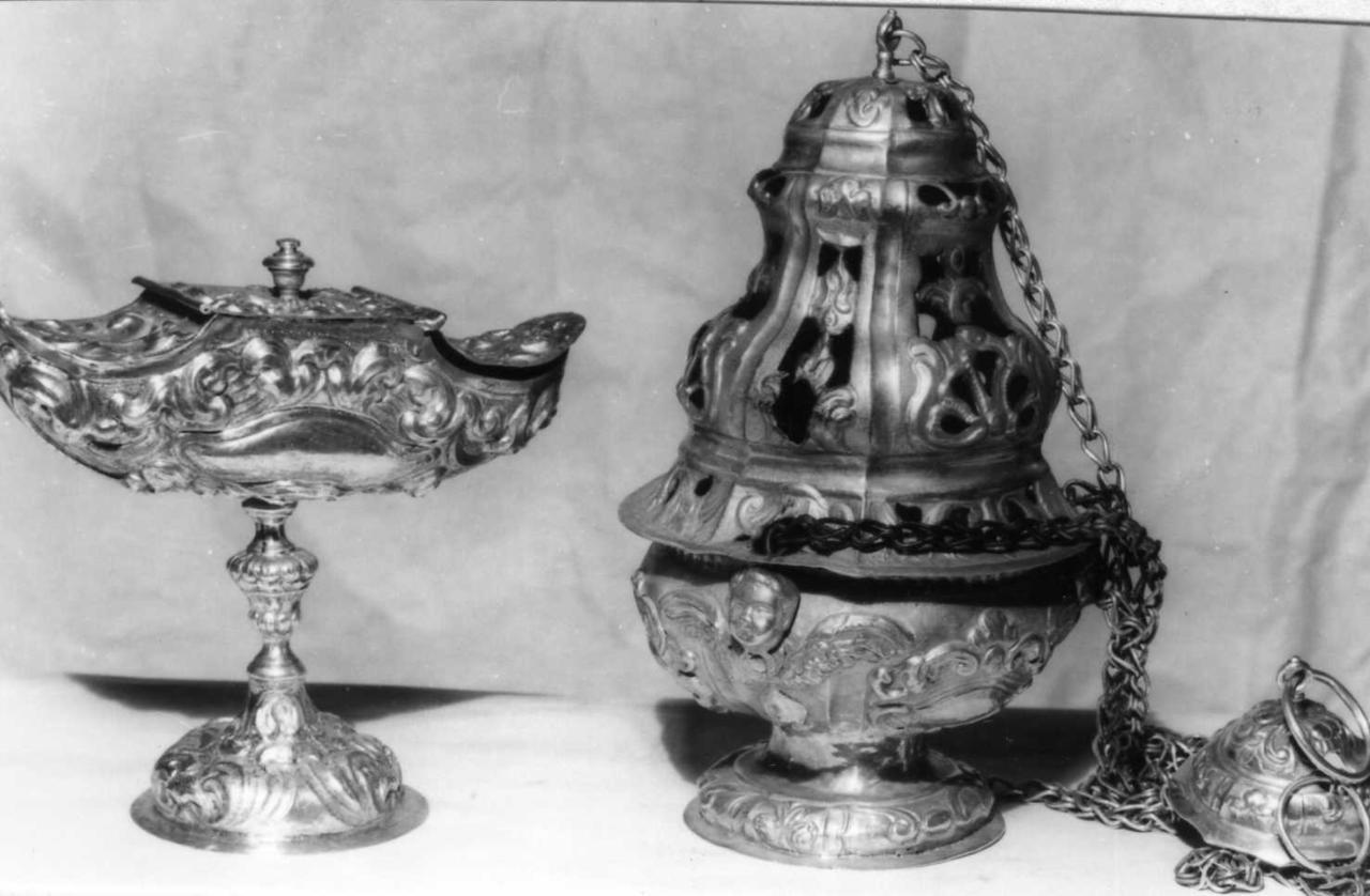 navicella portaincenso - bottega reggiana (metà sec. XVIII)