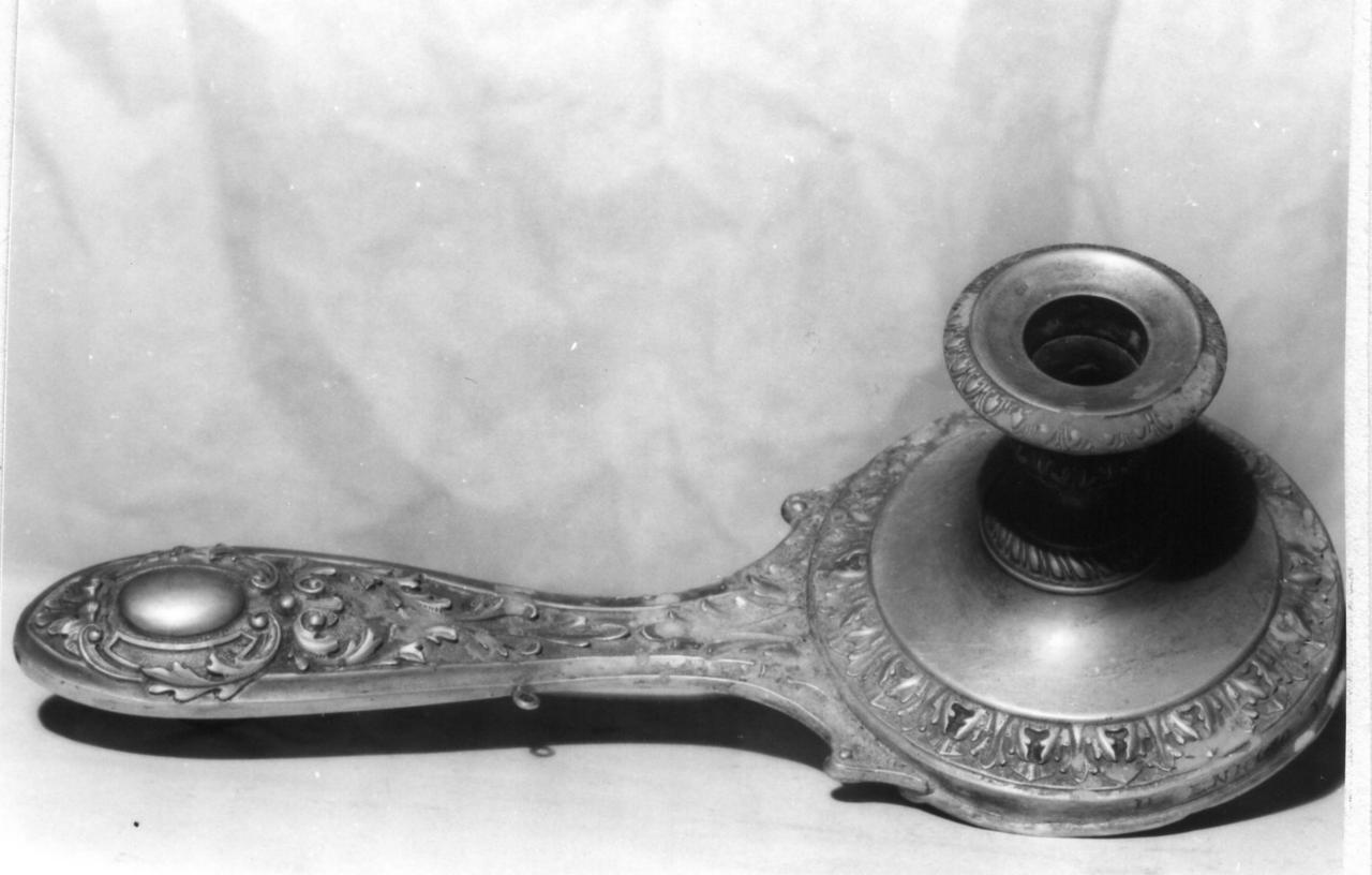 palmatoria - bottega emiliana (metà sec. XIX)