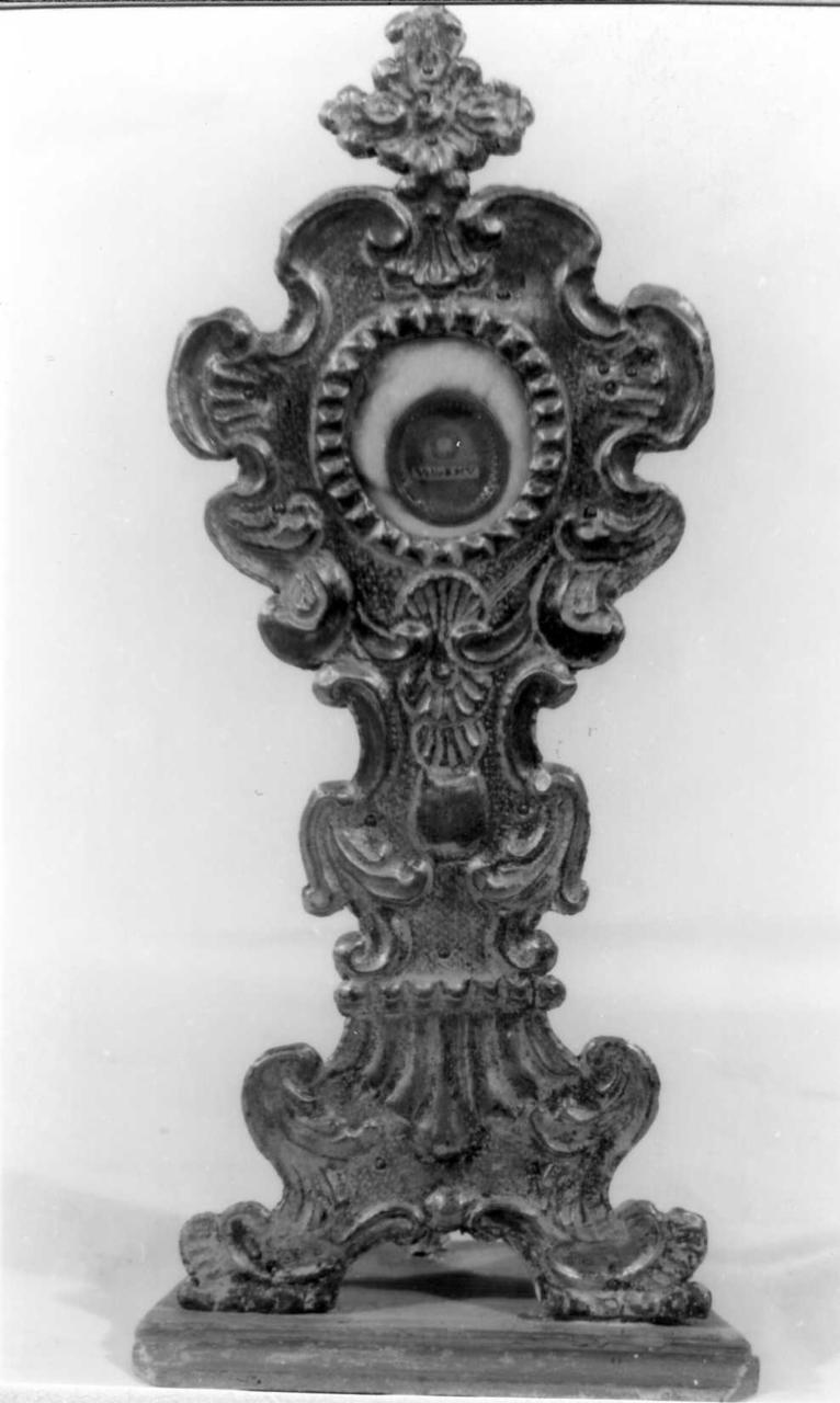 reliquiario - a ostensorio - bottega emiliana (seconda metà sec. XVIII)