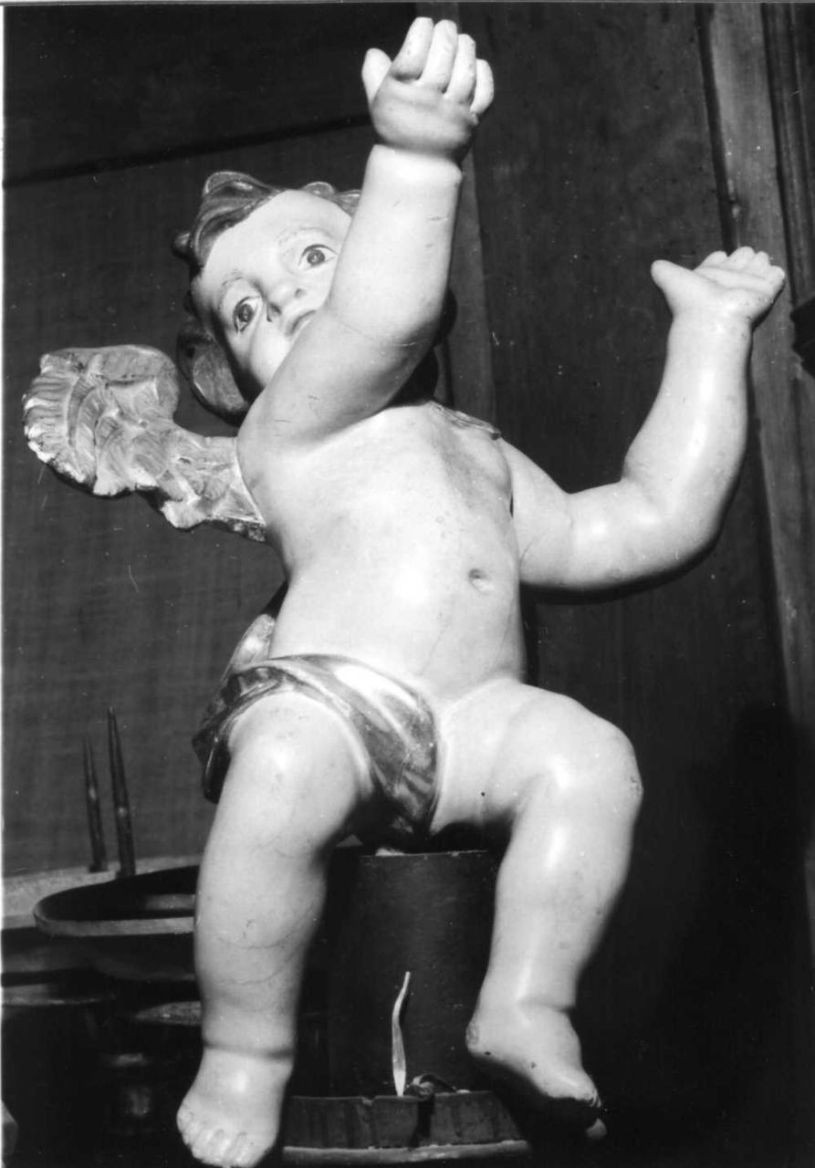 angelo (scultura, serie) - bottega emiliana (prima metà sec. XVIII)