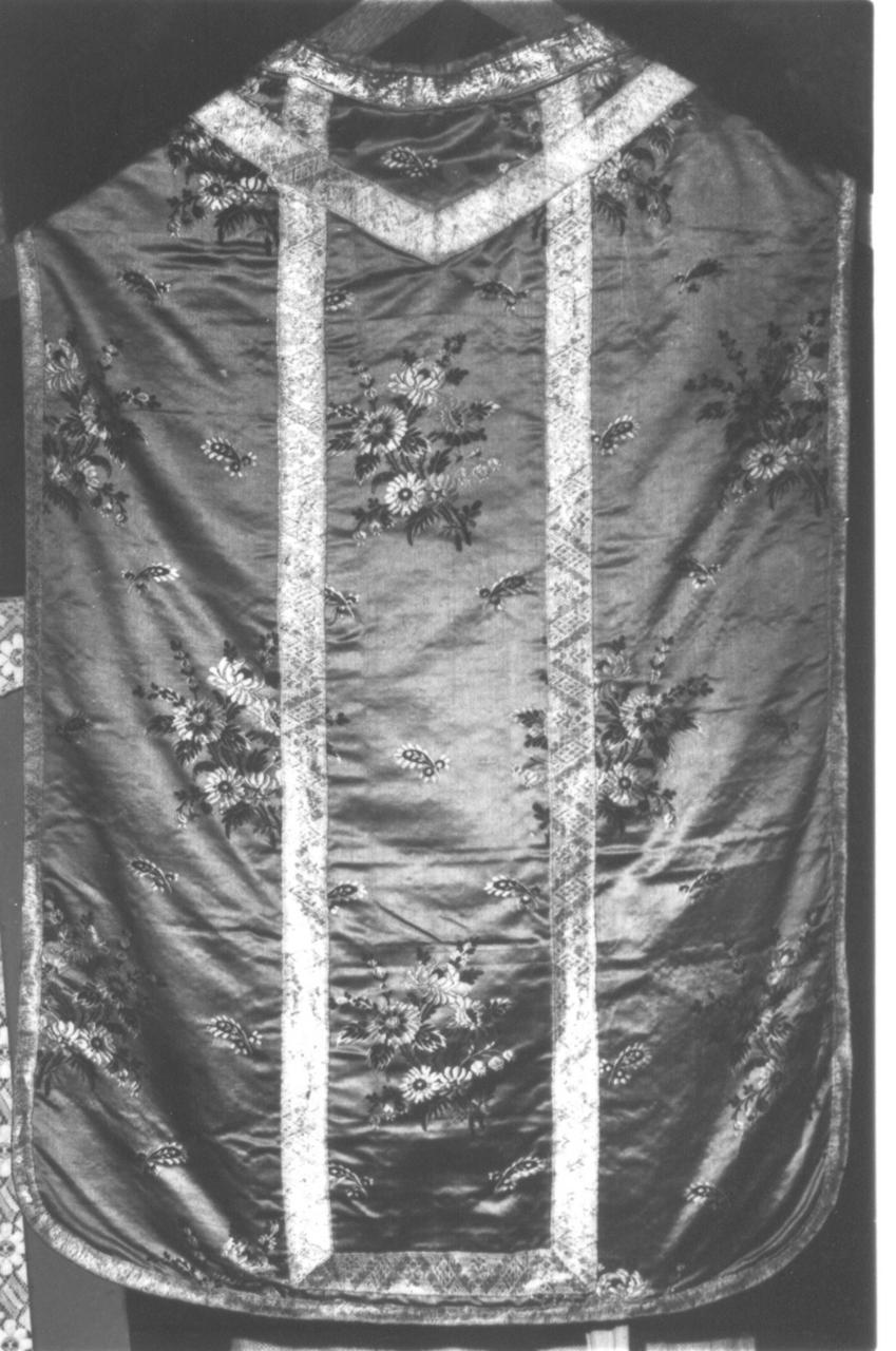 paramento liturgico - manifattura italiana (prima metà sec. XIX)