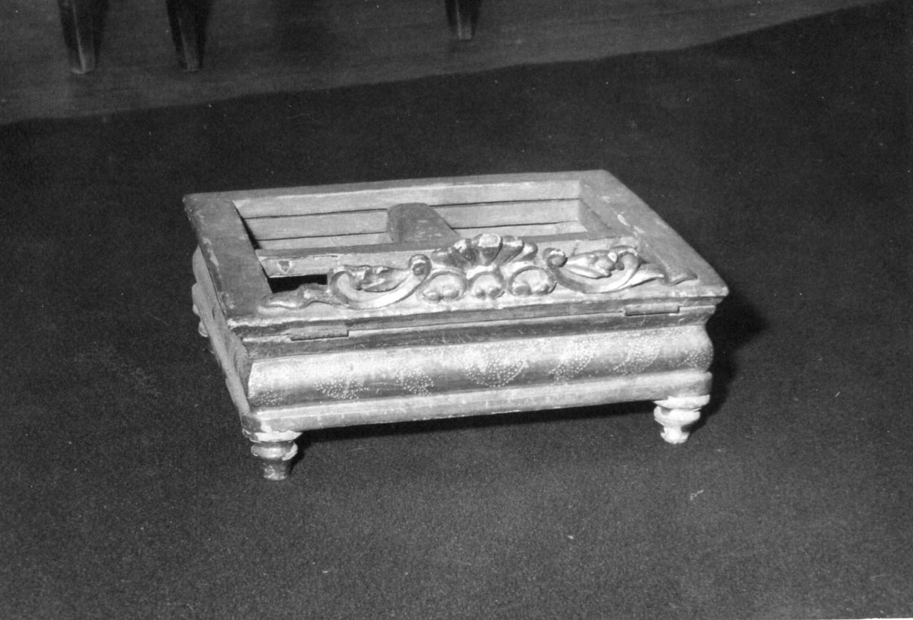 leggio da tavolo - pieghevole - bottega reggiana (secc. XVIII/ XIX)