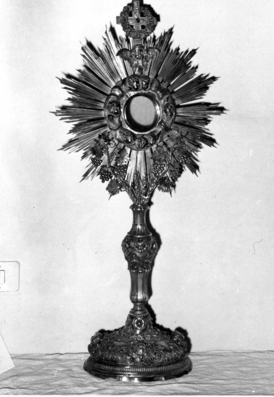 ostensorio - bottega emiliana (sec. XIX)