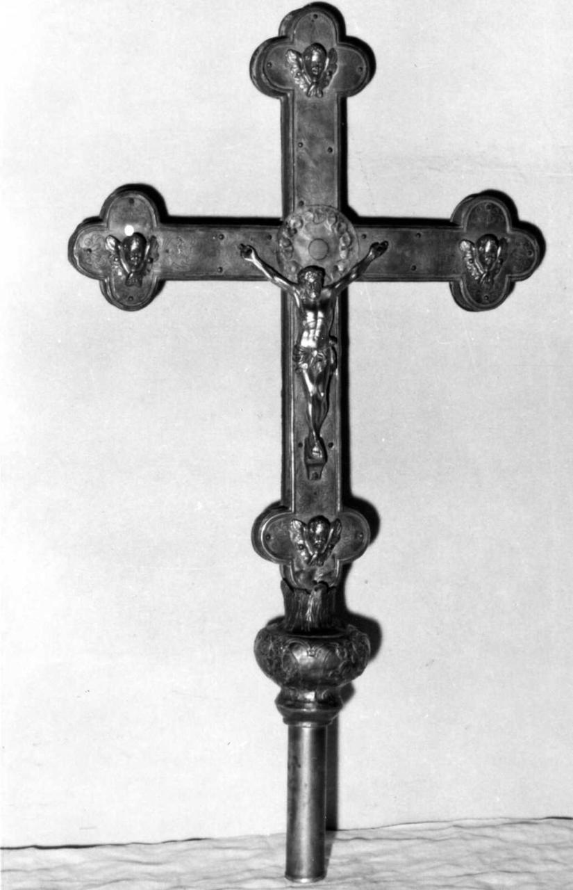 croce processionale - bottega emiliana (sec. XVIII)