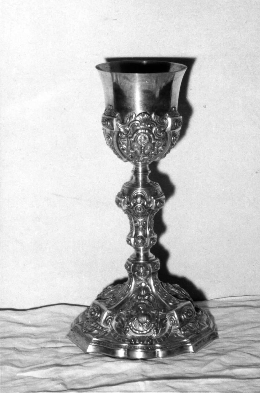 calice - bottega emiliana (fine/inizio secc. XVIII/ XIX)