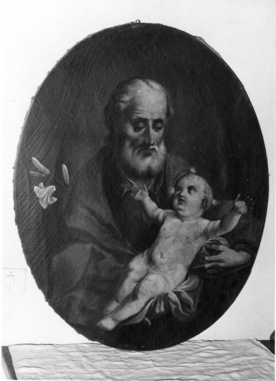 San Giuseppe e Gesù Bambino (dipinto) - ambito emiliano (inizio sec. XIX)