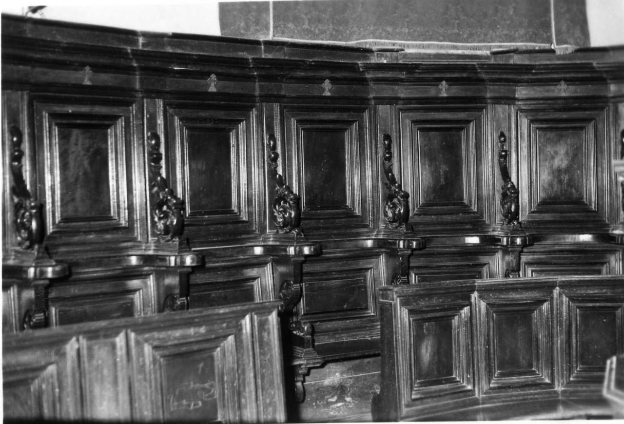stalli del coro - bottega reggiana (sec. XVI)