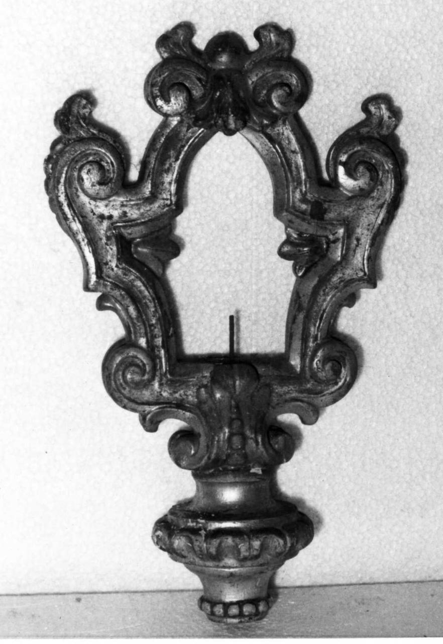 mazza processionale - bottega emiliana (sec. XVIII)