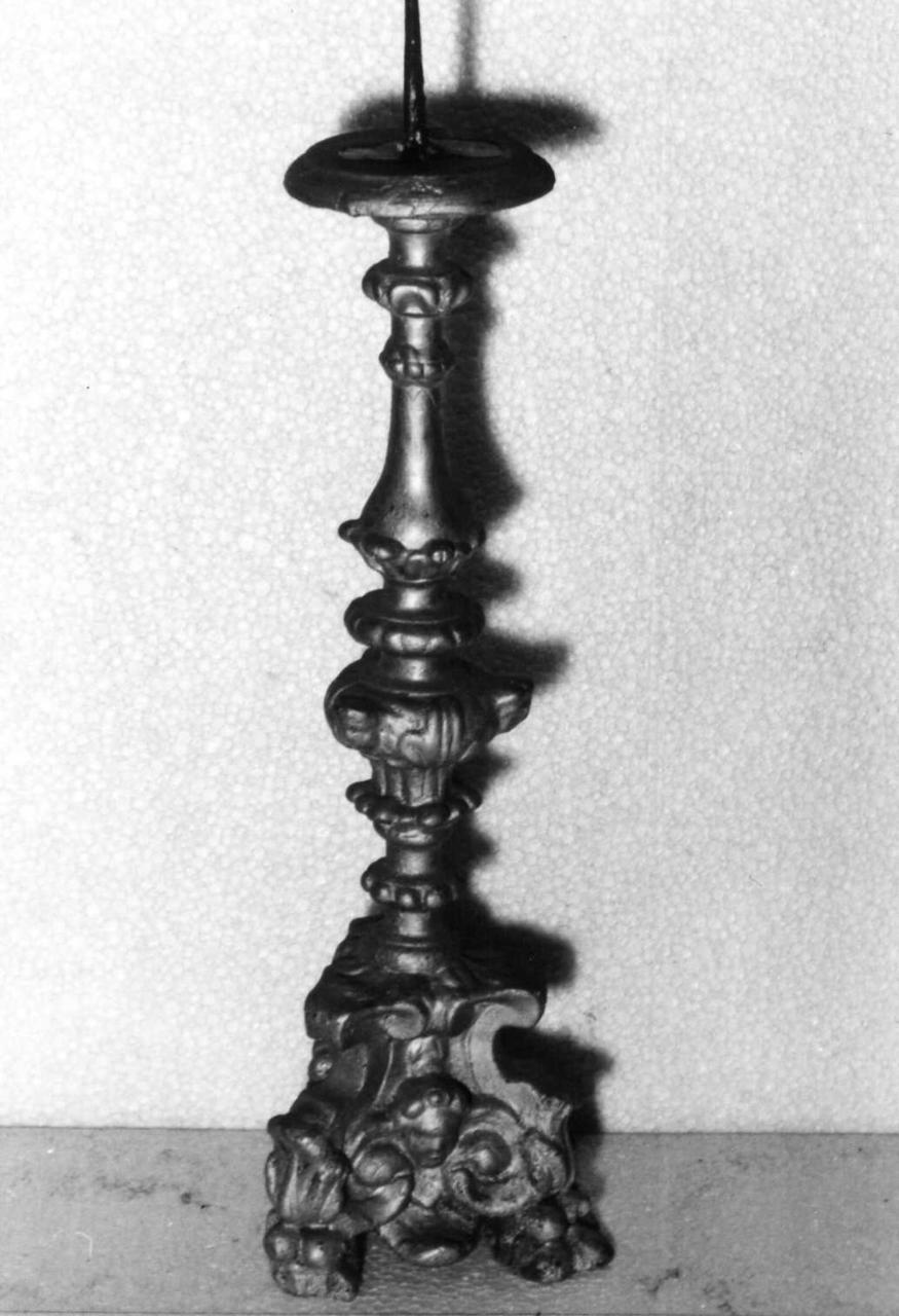 candeliere, serie - bottega reggiana (sec. XIX)