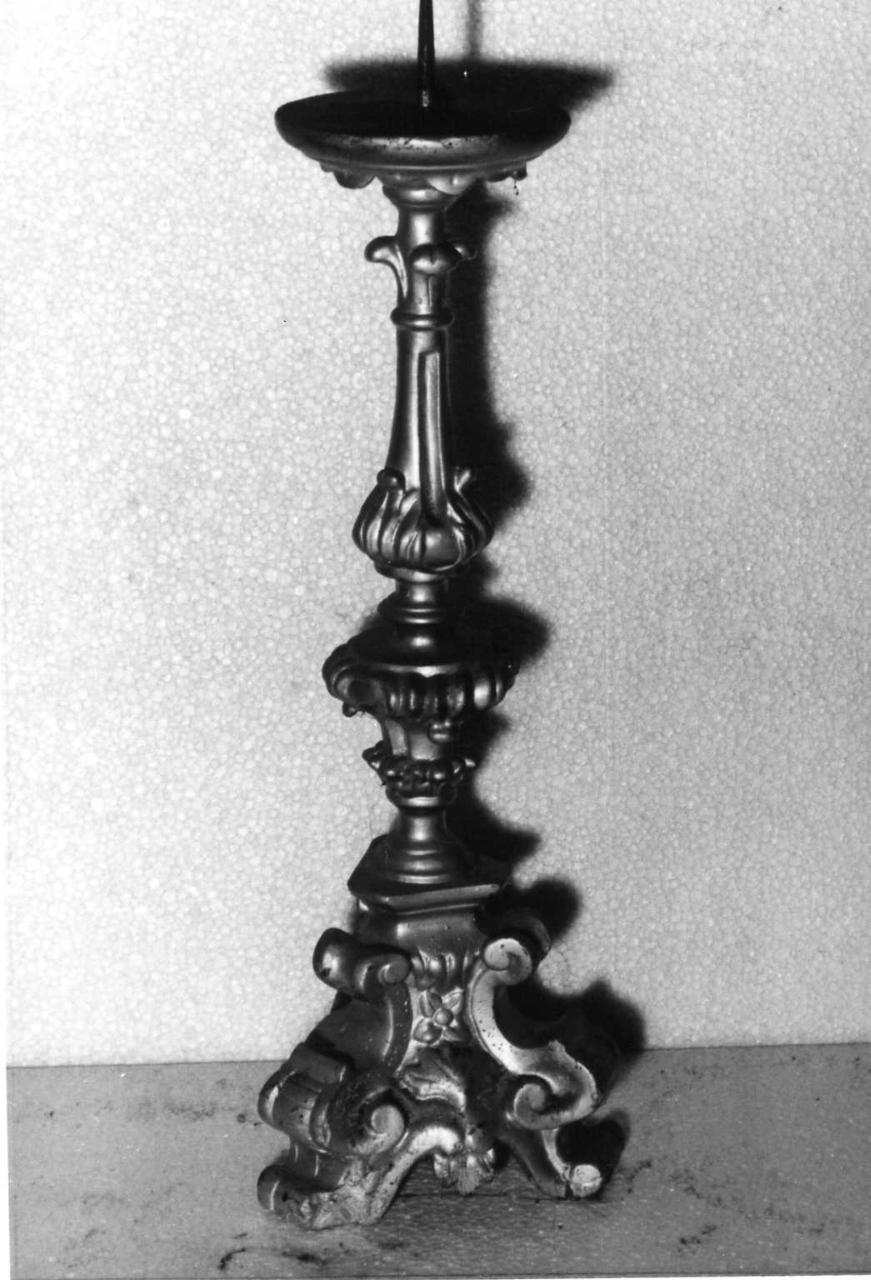 candeliere, serie - bottega reggiana (fine/inizio secc. XVIII/ XIX)