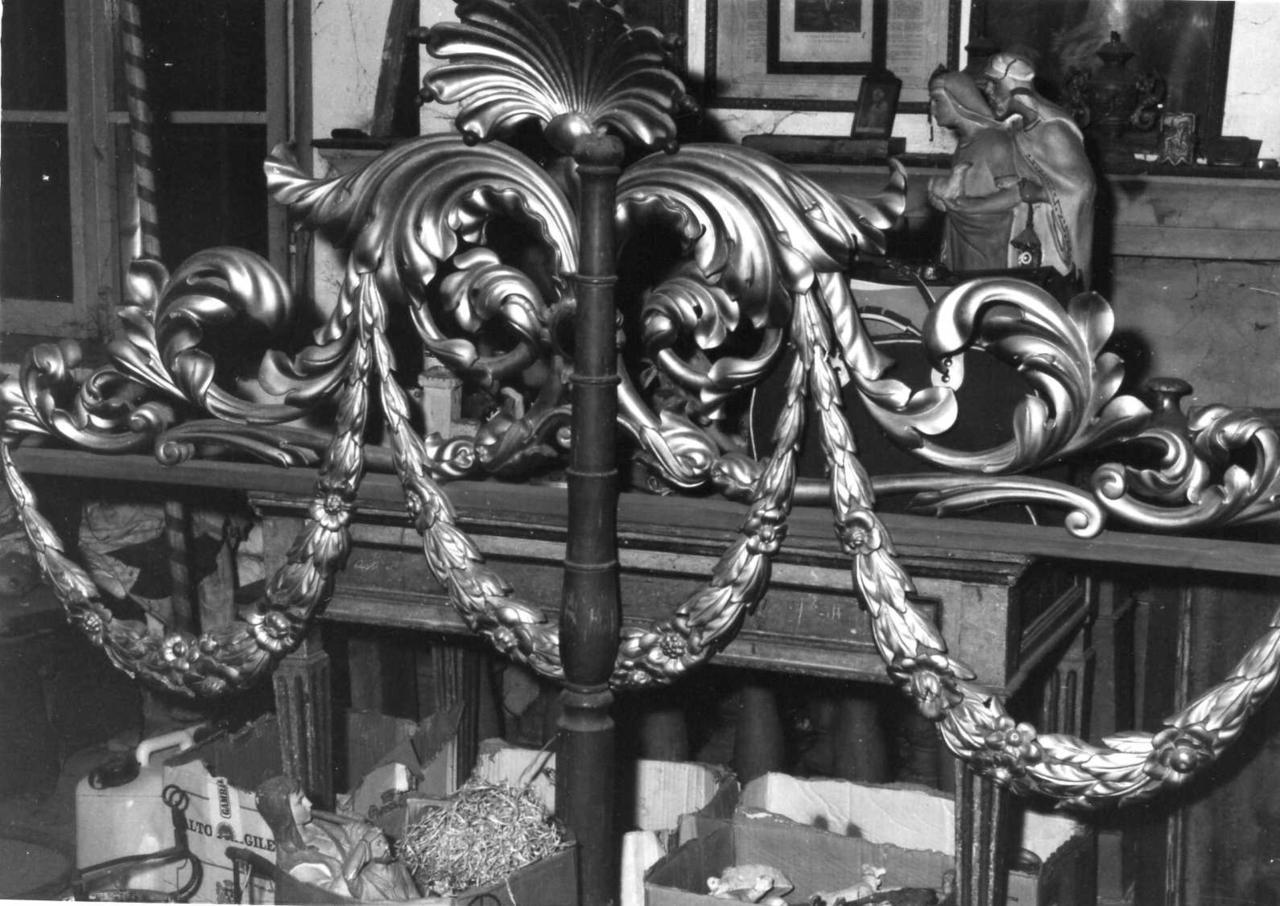 cimasa - bottega reggiana (fine/inizio secc. XVIII/ XIX)