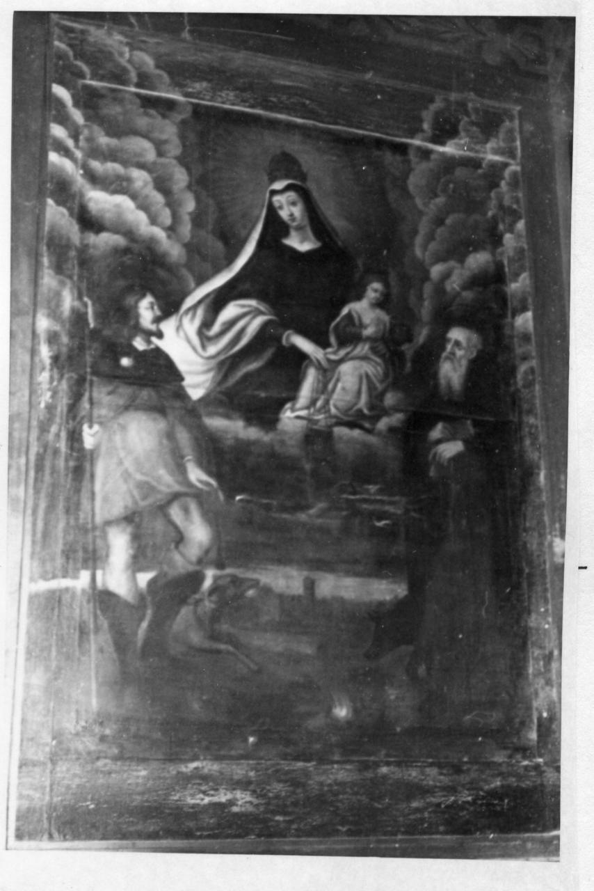 Madonna del Carmelo e santi (dipinto) - ambito reggiano (sec. XVII)