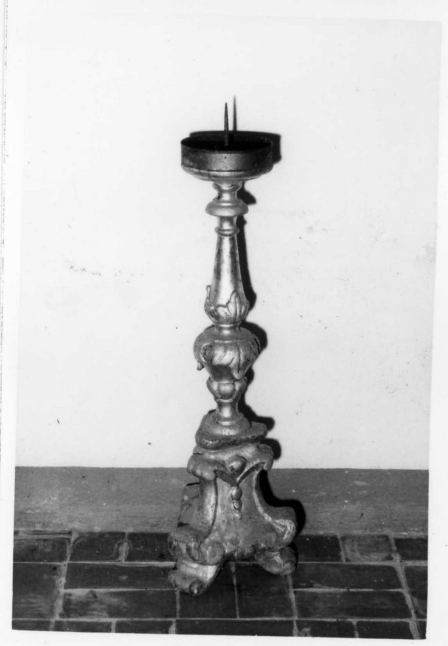 candeliere, serie - bottega reggiana (fine/inizio secc. XVIII/ XIX)