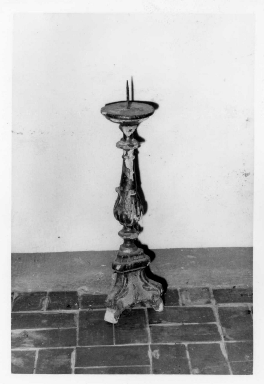 candeliere, serie - bottega reggiana (sec. XIX)