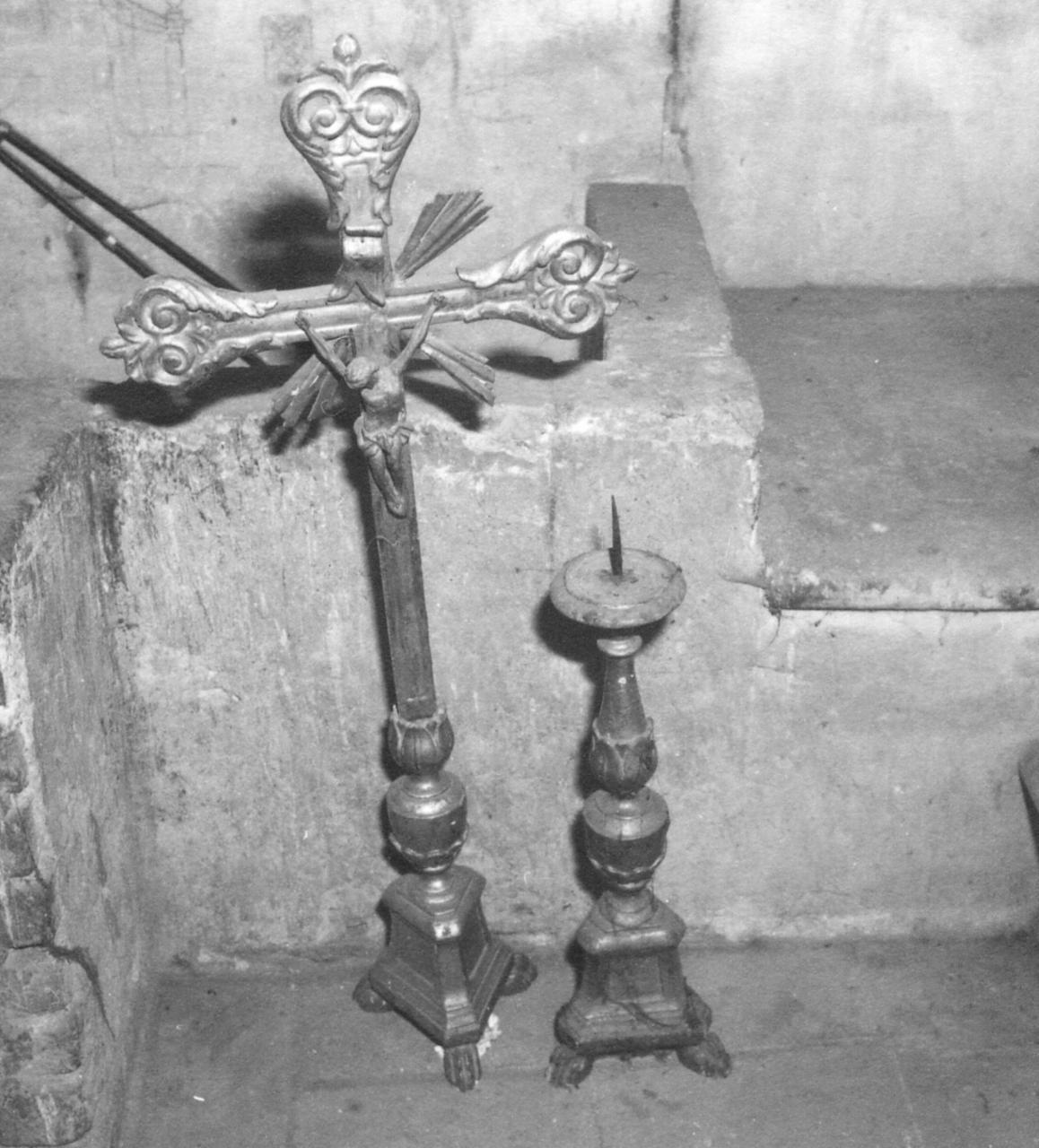 candeliere, serie - bottega emiliana (inizio sec. XIX)