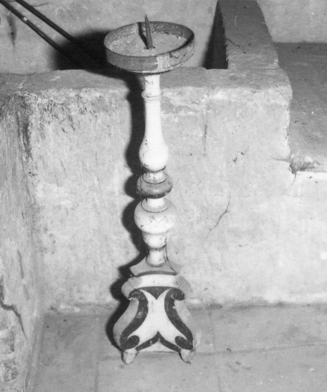 candeliere, serie - bottega emiliana (sec. XVIII)